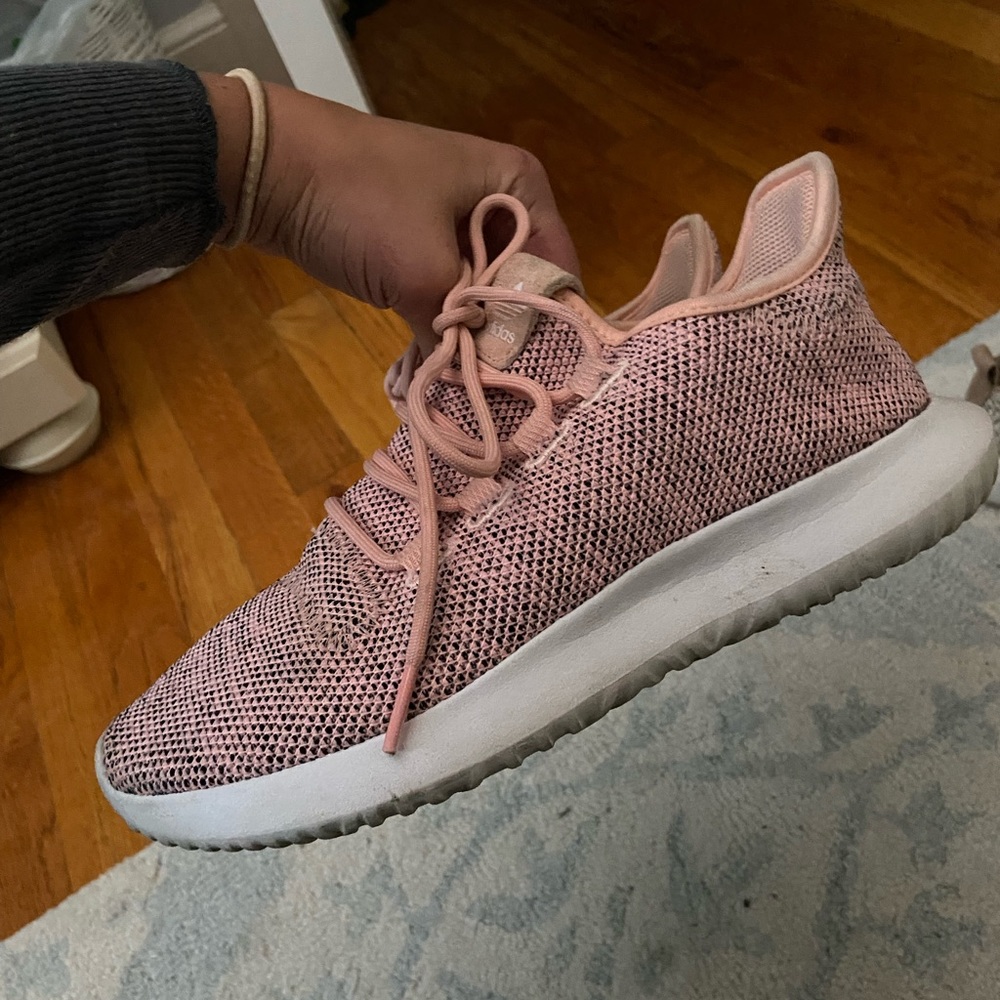 Adidas Pink Shoes.